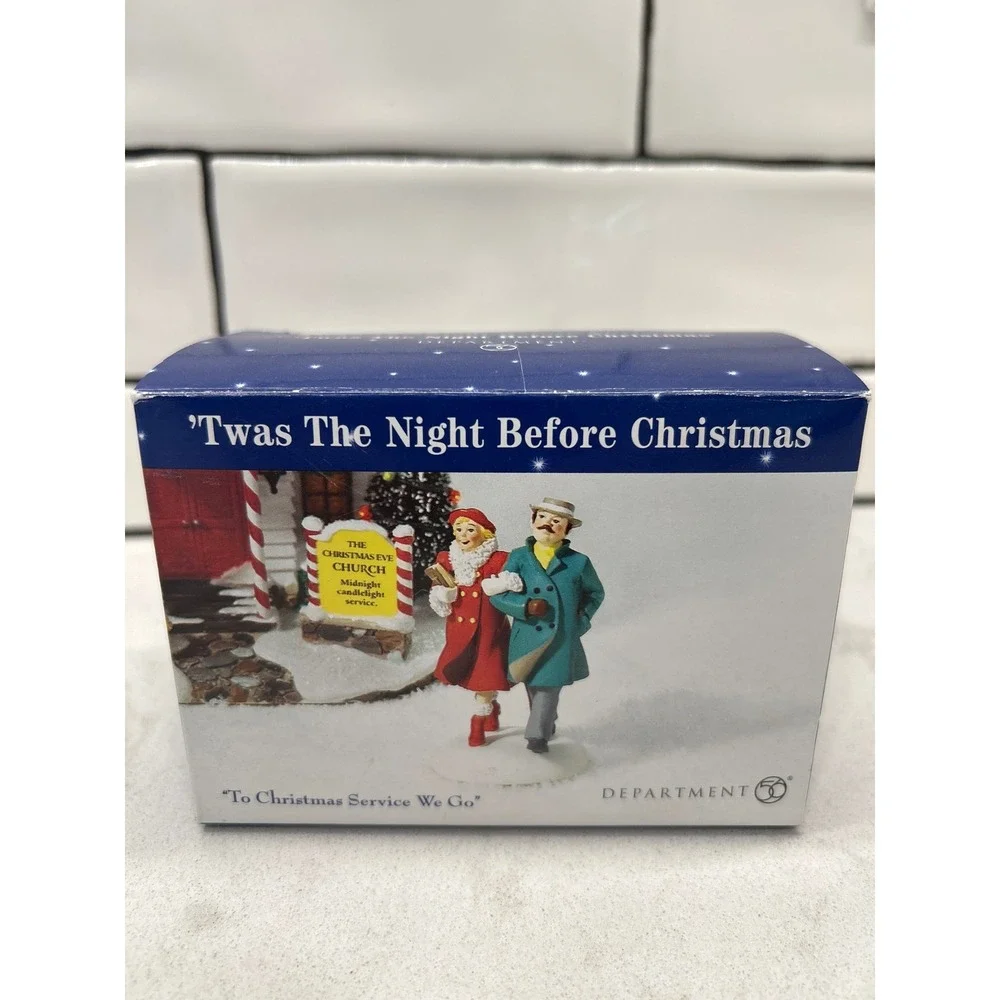 Dept 56 Twas The Night Before Christmas To Christmas Service We Go Figurine